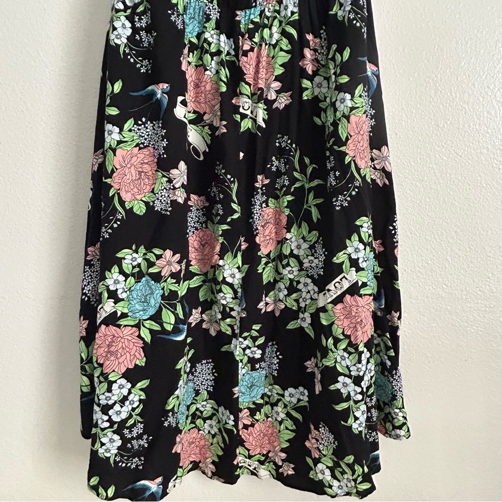 Torrid Floral Halter Neck High Low Dress | Size 2 - Picture 12 of 15